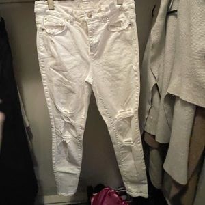 Ripped White Dynamite Jeans